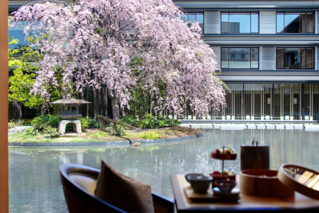 HOTEL THE MITSUI KYOTO 的日式下午茶