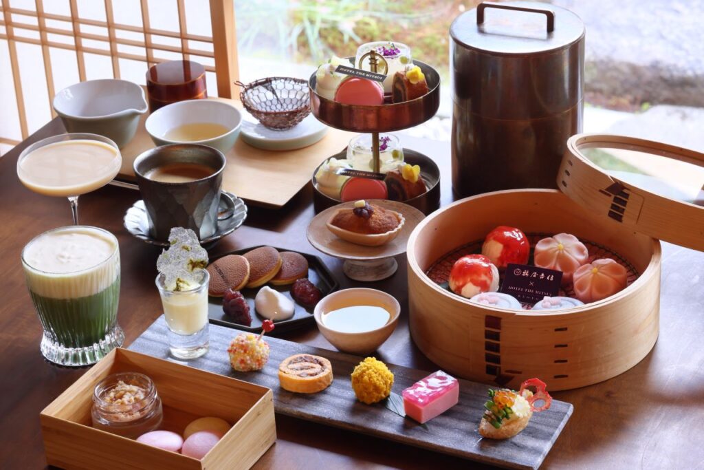 HOTEL THE MITSUI KYOTO 的日式下午茶